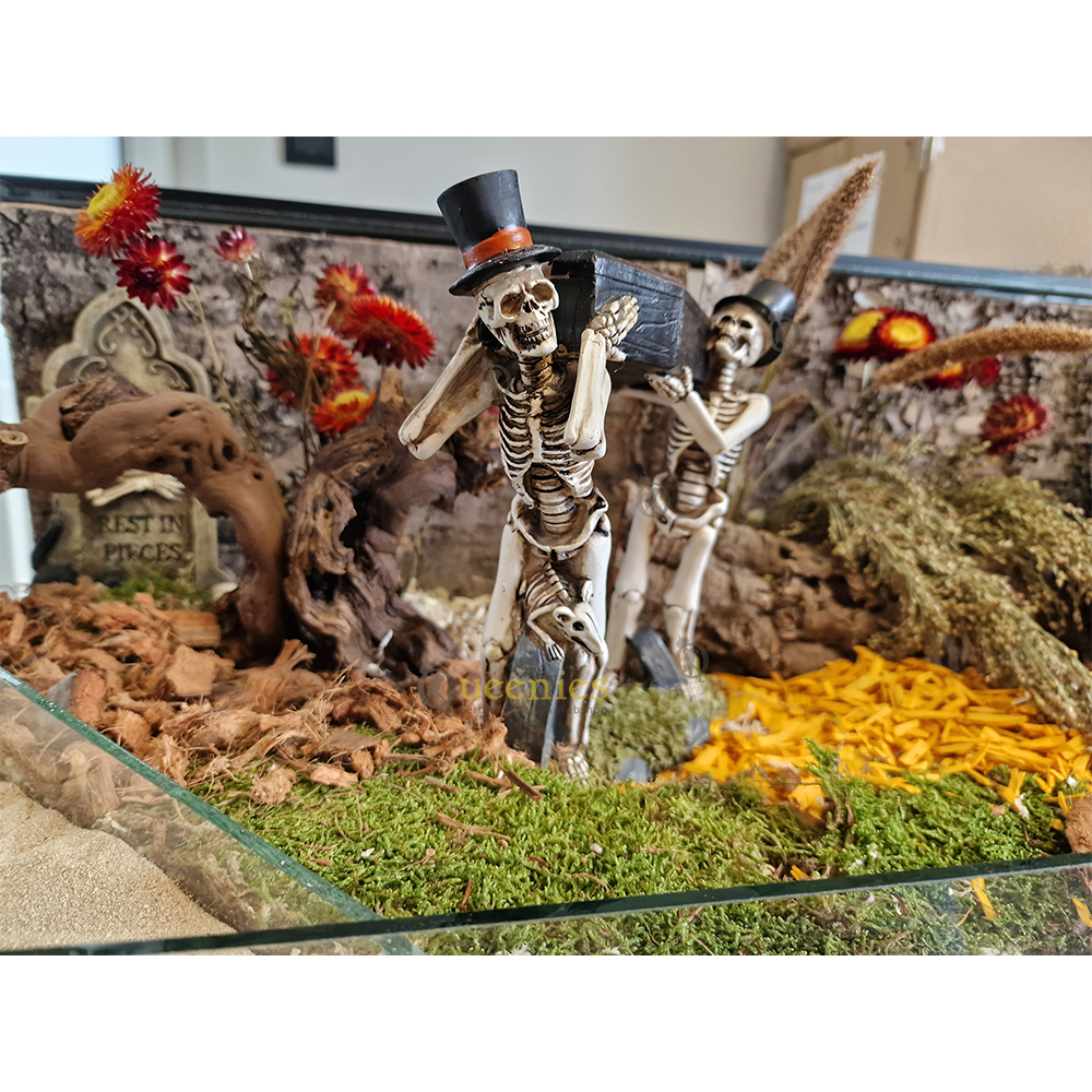 Halloween hamsterscape combineren met herfstthema 