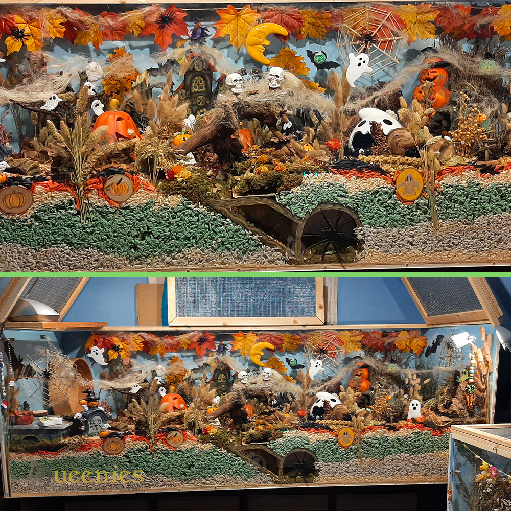 Herfst Hamsterscape met Color wood