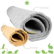 Mini Hemp Soft matras 20x40 cm  plateau vulling voor gerbilarium